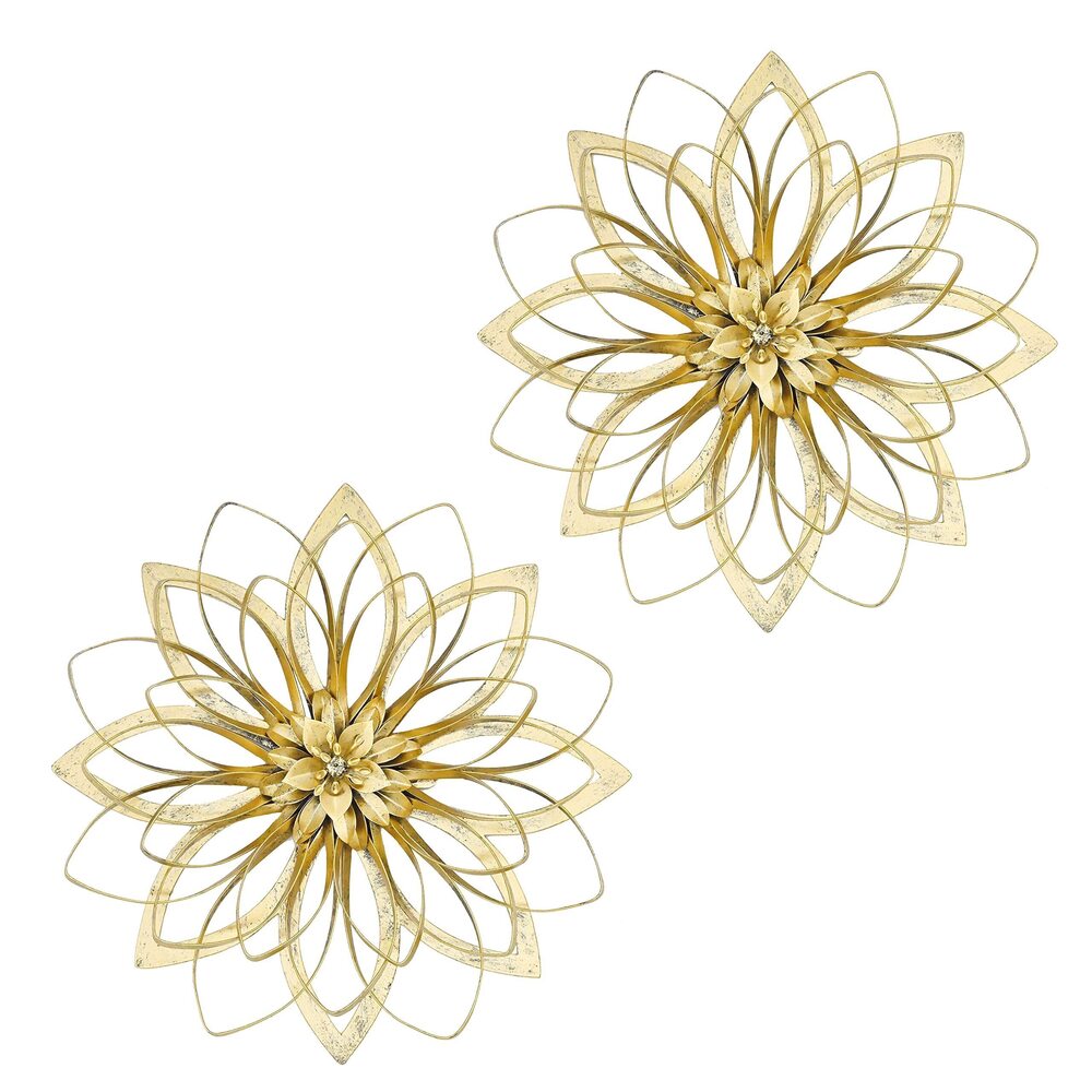 1507 Metal Flowers Wall Decor, Metal Rustic Wall Art Decoration Farmhouse